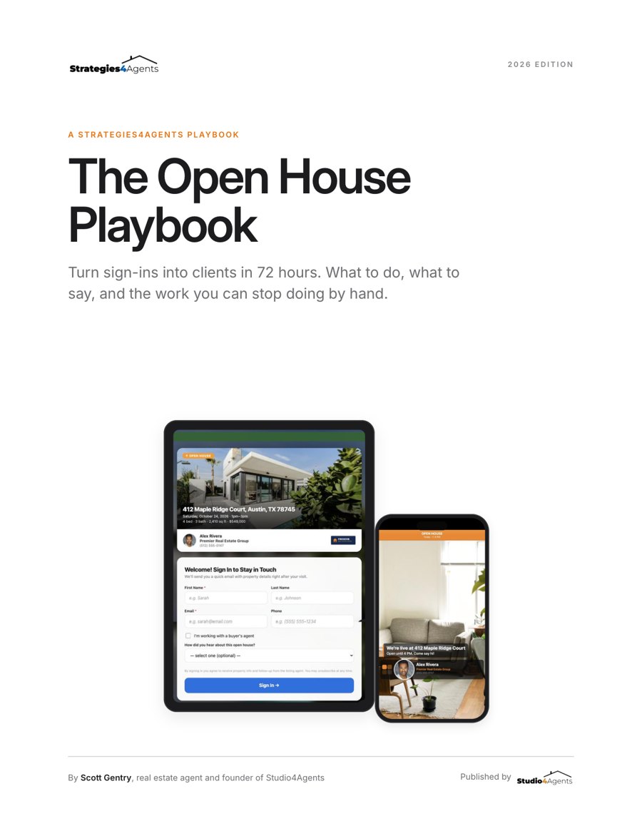 Cover of The Open House Playbook